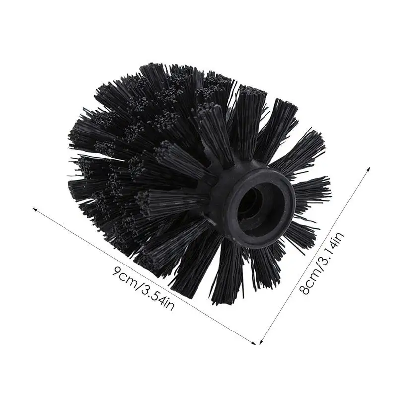 Universal Replacement Toilet Brush Head Holder Cleaning Brush Head Toilet Bathroom Easy Screw-On Design