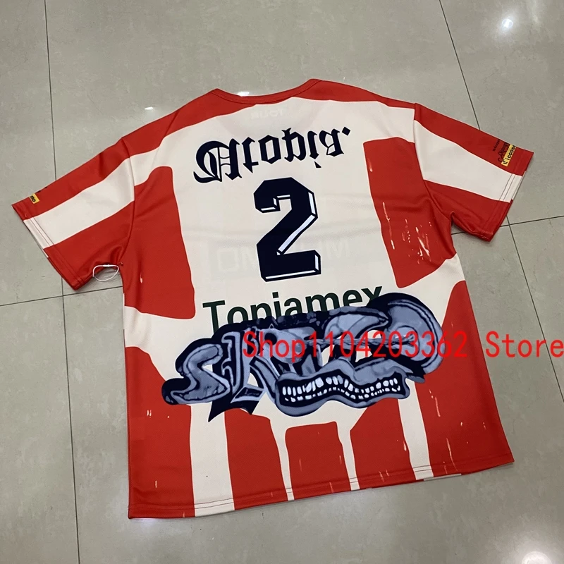 Men Summer Multi-style Soccer Jerseys Cactus Jack T-shirt 