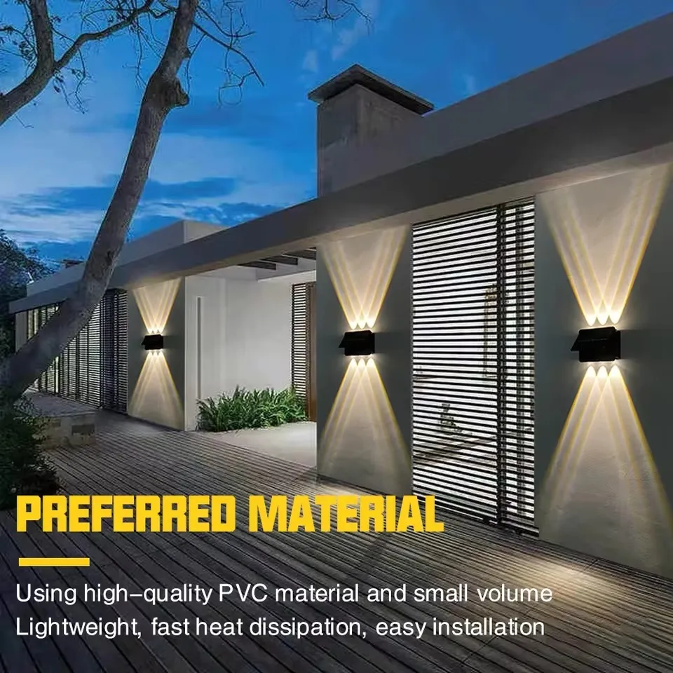 مصباح جداري يعمل بالطاقة الشمسية IP65 مقاوم للماء...