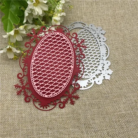 

Snowflake photo frame Metal Cutting Dies Stencils For DIY Scrapbooking Decorative Embossing Handcraft Template