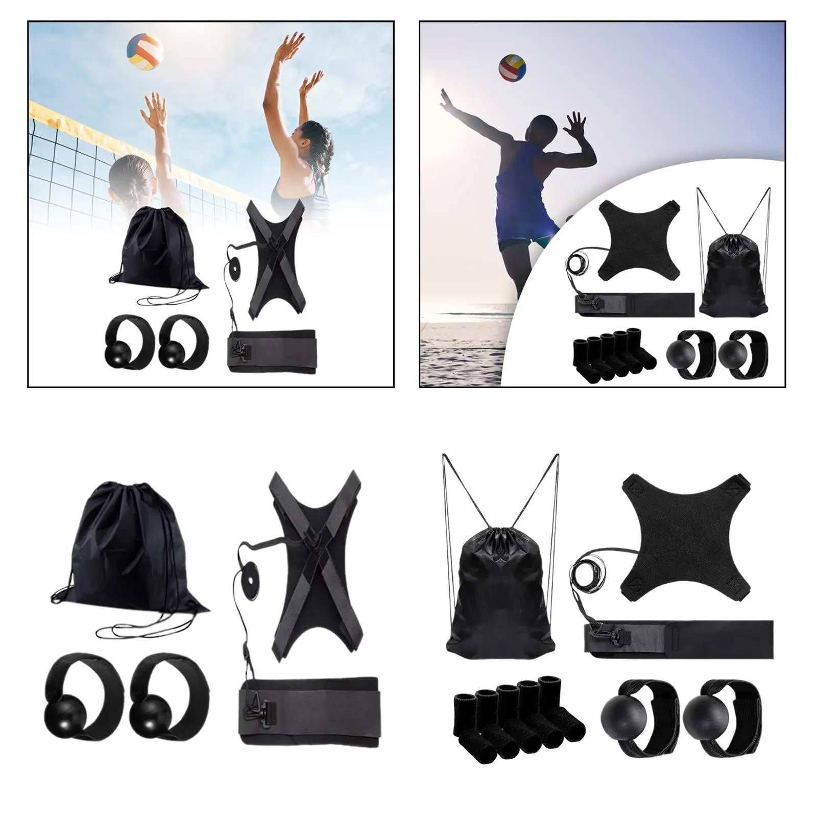 Volleyball Training Equipment Aid Volleyball Gifts for Girls Boys Solo Practice for Jumping Setting Practicing Spiking Arm Swing