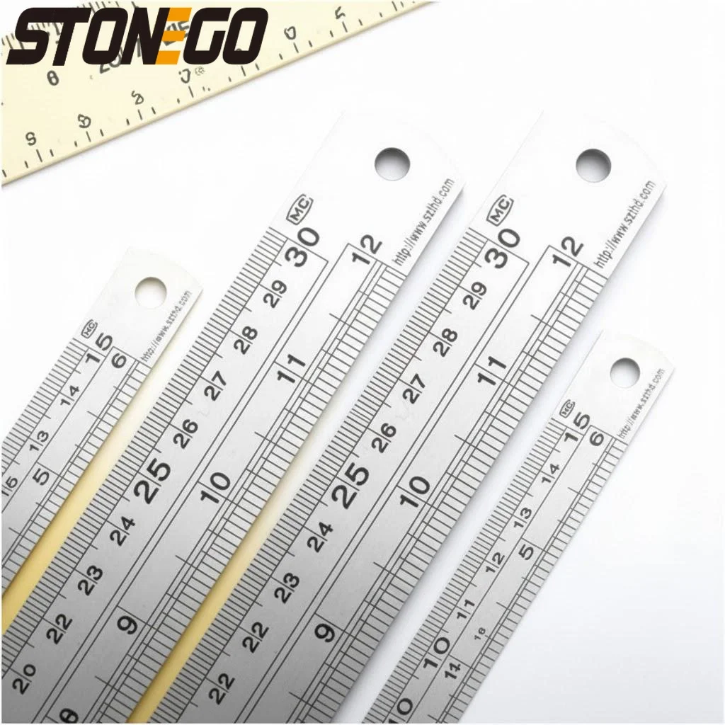 High Precision Double-Sided Stainless Steel Ruler Set
