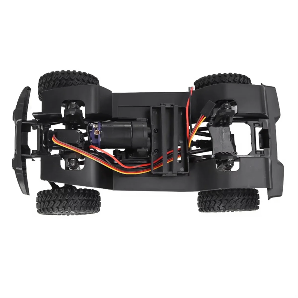 Wheelbase Assembled Frame Chassis Front Rear Axles Gearbox 155mm 6.10inch for TRX4M 1/18 AX-8560
