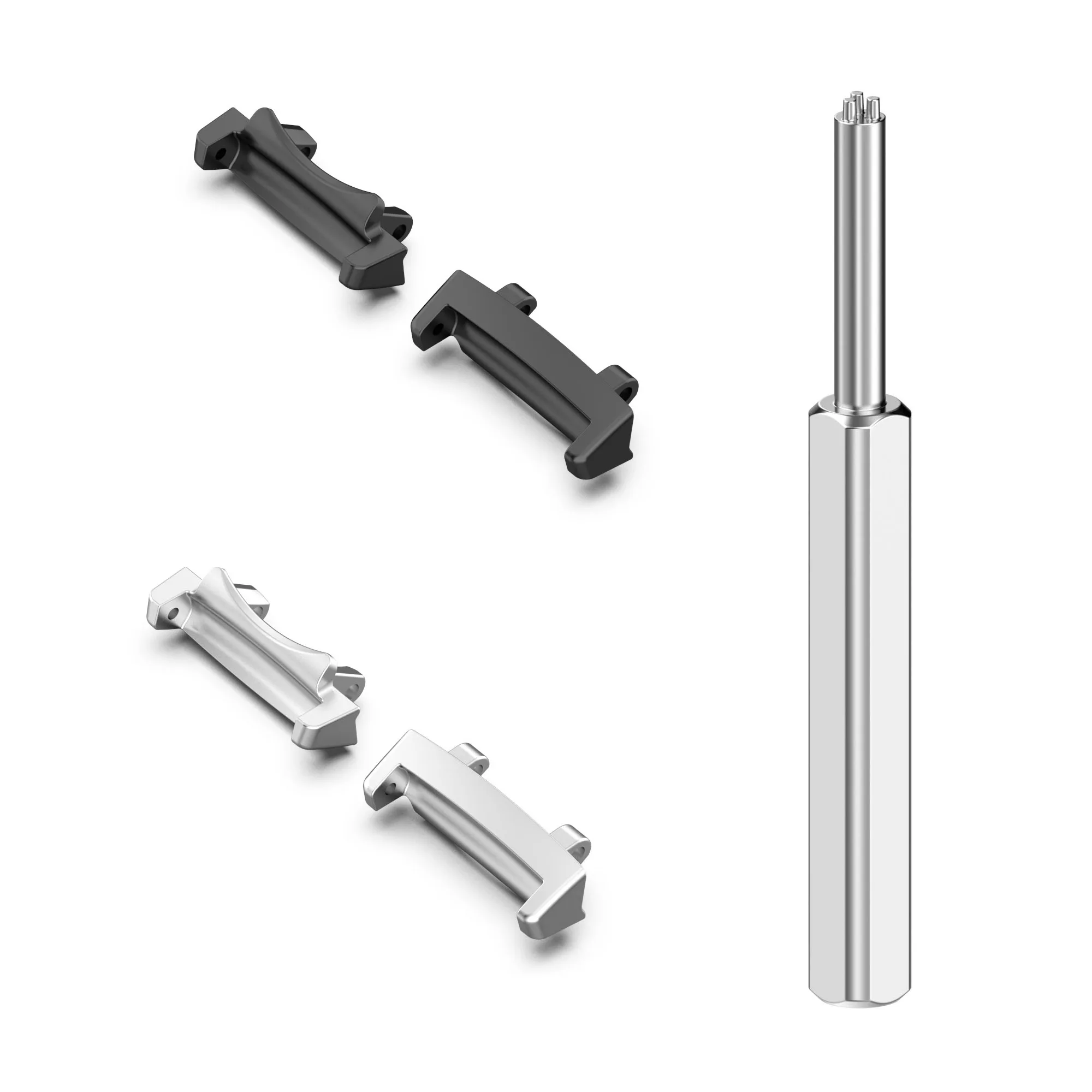 Premium Metal Watch Band Adapter with Screwdriver