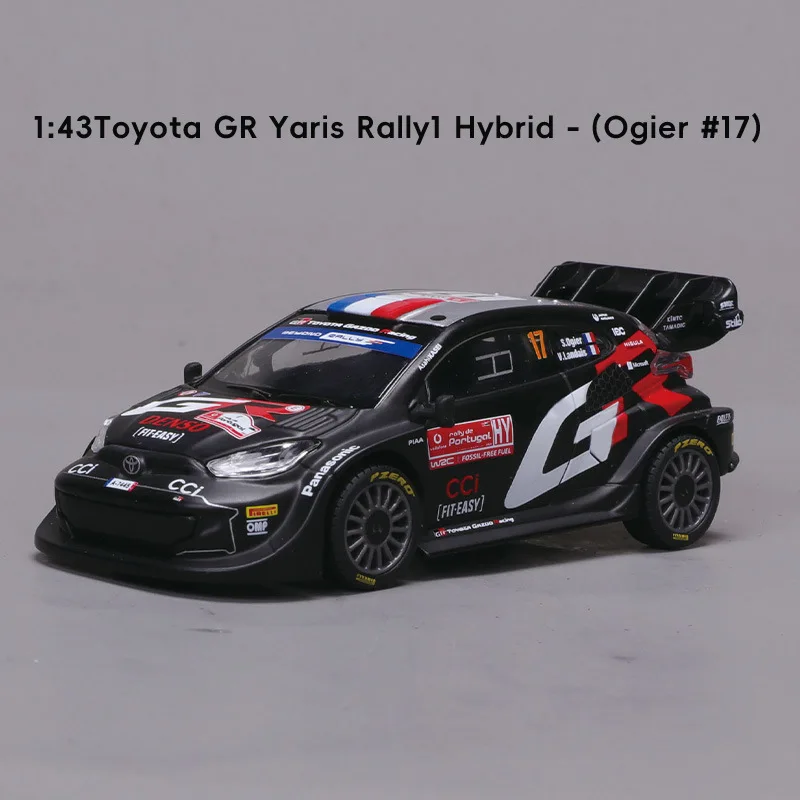 TOYOTA GR Yaris Rally1 1/43 ミニカー TOYOTA GR YARIS RALLY1 HYBRID Monte Carlo 1:43 scale model