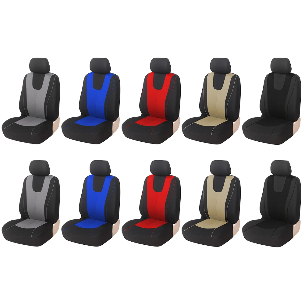 Car Seat Cover Protector Polyester Universal Car Seat Covers Breathable Automotive Covers Cushion Fit for Auto Most Truck Vans