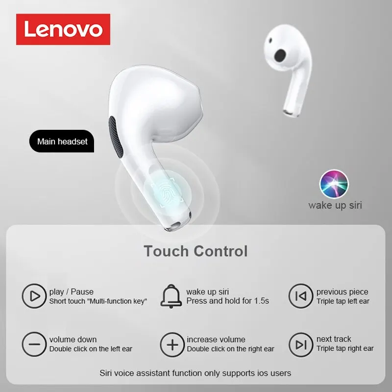 Wireless Bluetooth Earbuds with Noise Reduction and Touch Control