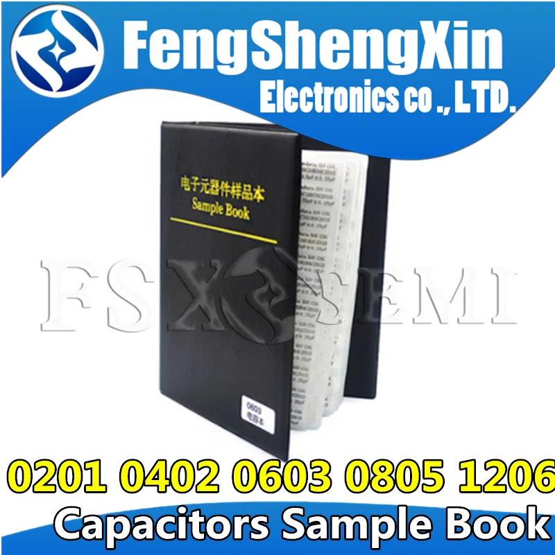 0201 0402 0603 0805 1206 Capacitor Sample Book 0.5pF10uF SMD Chip