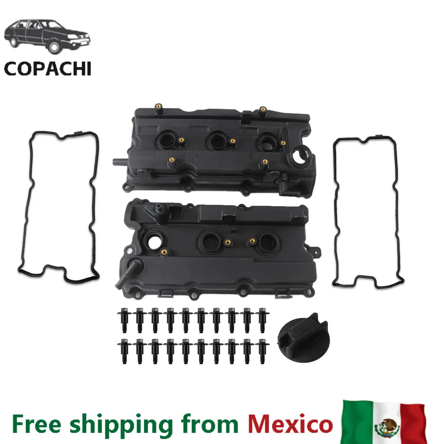Engine Valve Cover W/ Gasket Kit For 2002-2006 Nissan Murano Quest Maxima Altima - Foto 2