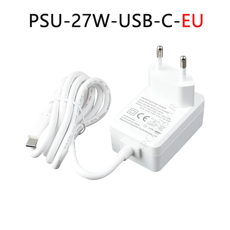 High-Performance 27W USB-C Power Supply for Raspberry Pi