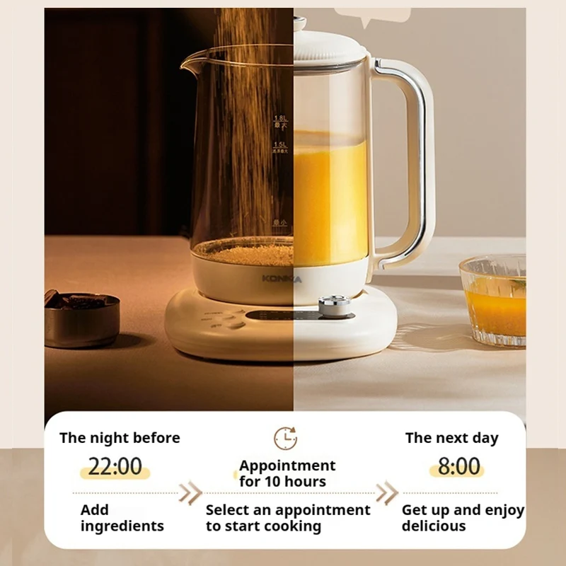 Home use glass health pot multifunctional kettle decoction pot tea maker gift 5