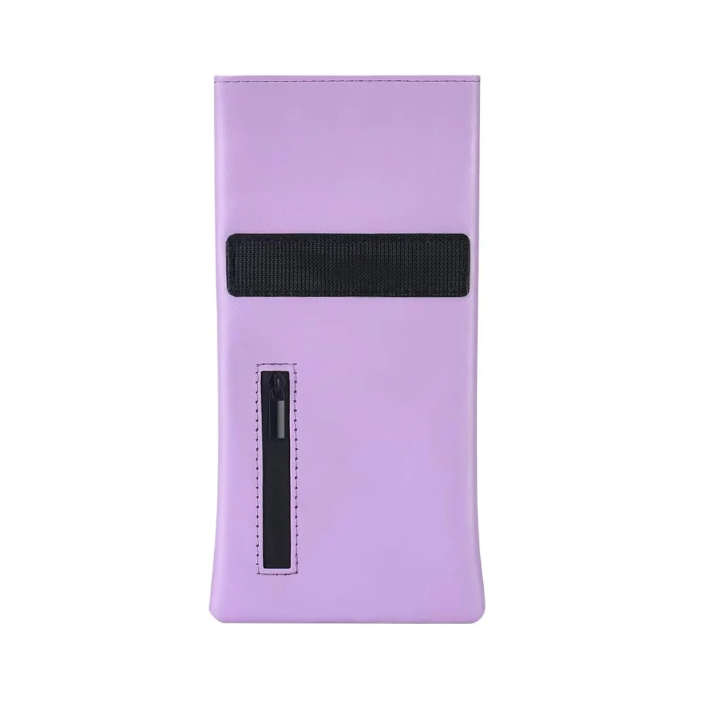 Compact Smell-Proof PU Leather Storage Pouch