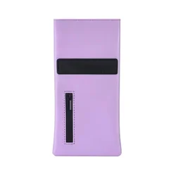 Compact Smell - Proof PU Leather Storage Pouch (PURPLE)