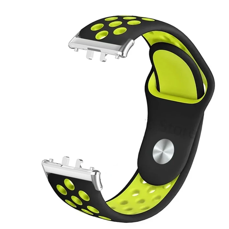 Breathable Soft Silicone Adjustable Sport Wristband Bracelet