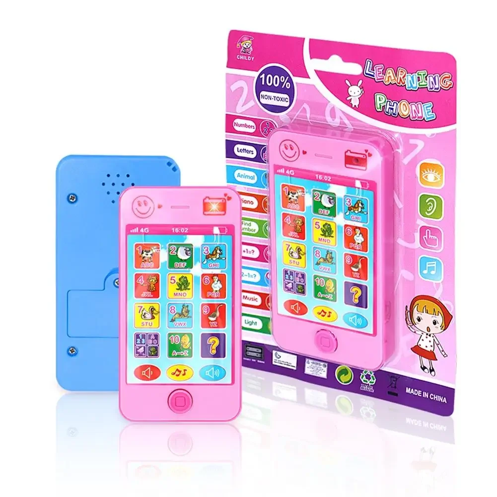 

English Russian Baby Toy Teaching ABC Alphabet Music Math ,Early Learning & Education Machines Mobile Phone Kids Russia Gift