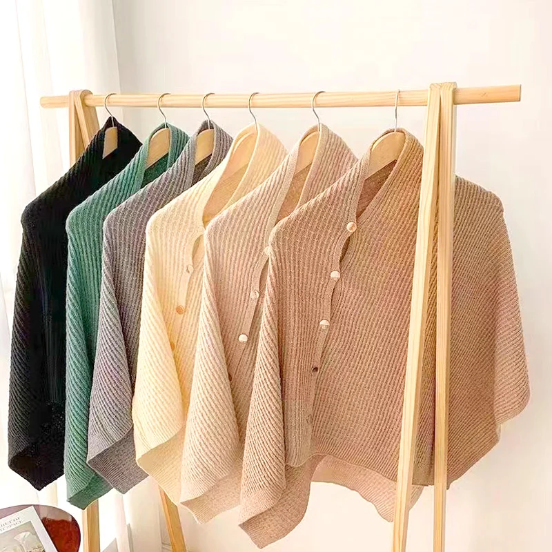 women-hollow-knitted-cloak-coat-loose-batwing-knitted-top-multifunction