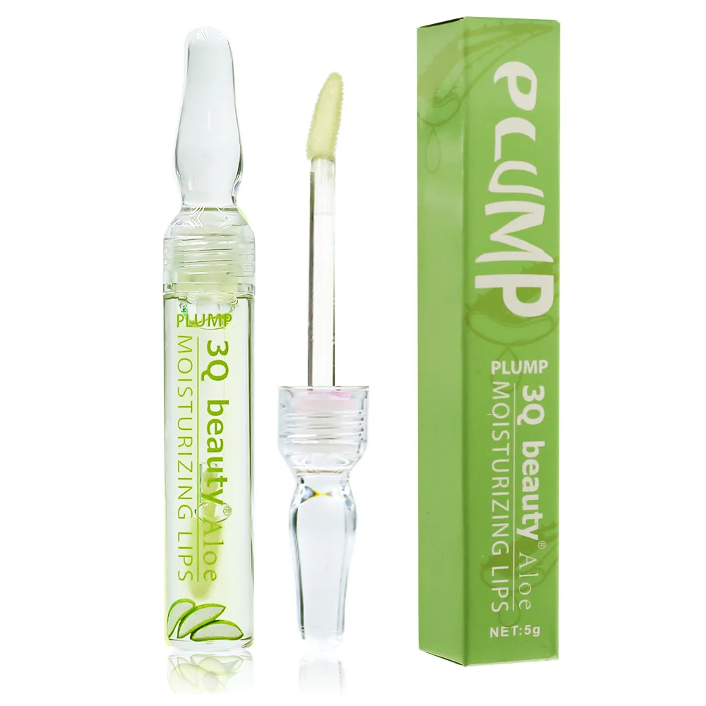 Hyaluronic Lip Gloss Clear Crystal Jelly Moisturizing Lip Oil Plumping Tint Reducing Lines Waterproof Balm Cosmetics lip balm,lip gloss,lip makeup,lip tint,lip oil,lip plumper