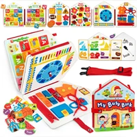 Montessori Busy Book Toddler Felt Activity Sensory BoardsFine Motor Skill Travel Binder Autism Toys for 3 4 5 Year Old Gift 1