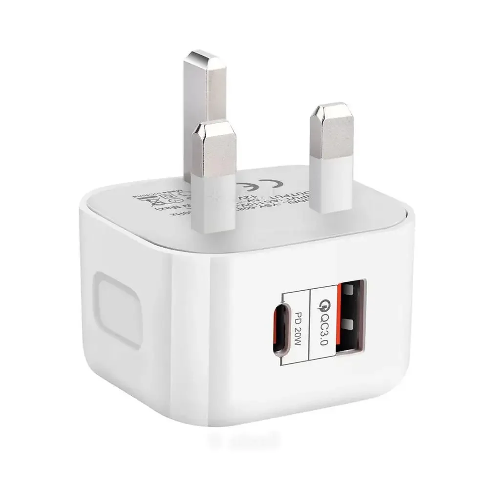 Dual Port USB-C 40W Fast Charging Wall Adapter