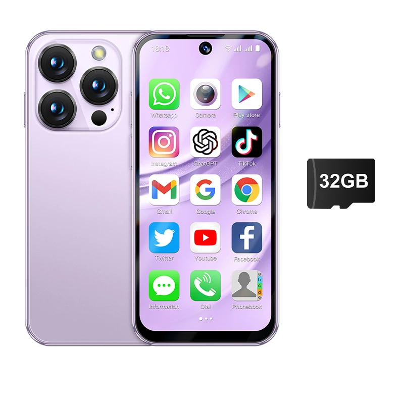 SERVO 19PRO Flagship Mini Smartphone Android12 System 4G Network