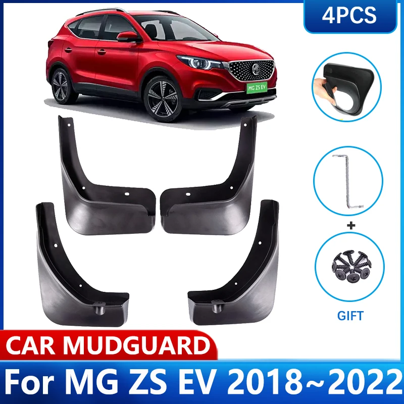 

4x Car MudFlaps For MG ZS 2022 Accessories MGZS EV 2018 2019 2020 2021 Mud Flaps Fender Guards Splash Front Rear Wheel Mudguards