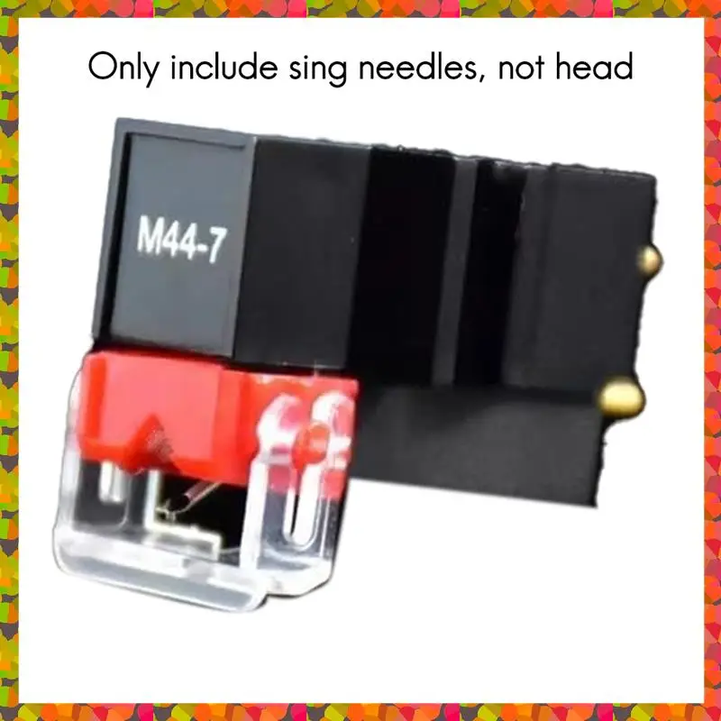 Aiguille De Rechange Pour Platine Vinyle Shure M44G / M44-7 / M55E - Améliore La Qualité Sonore - 8