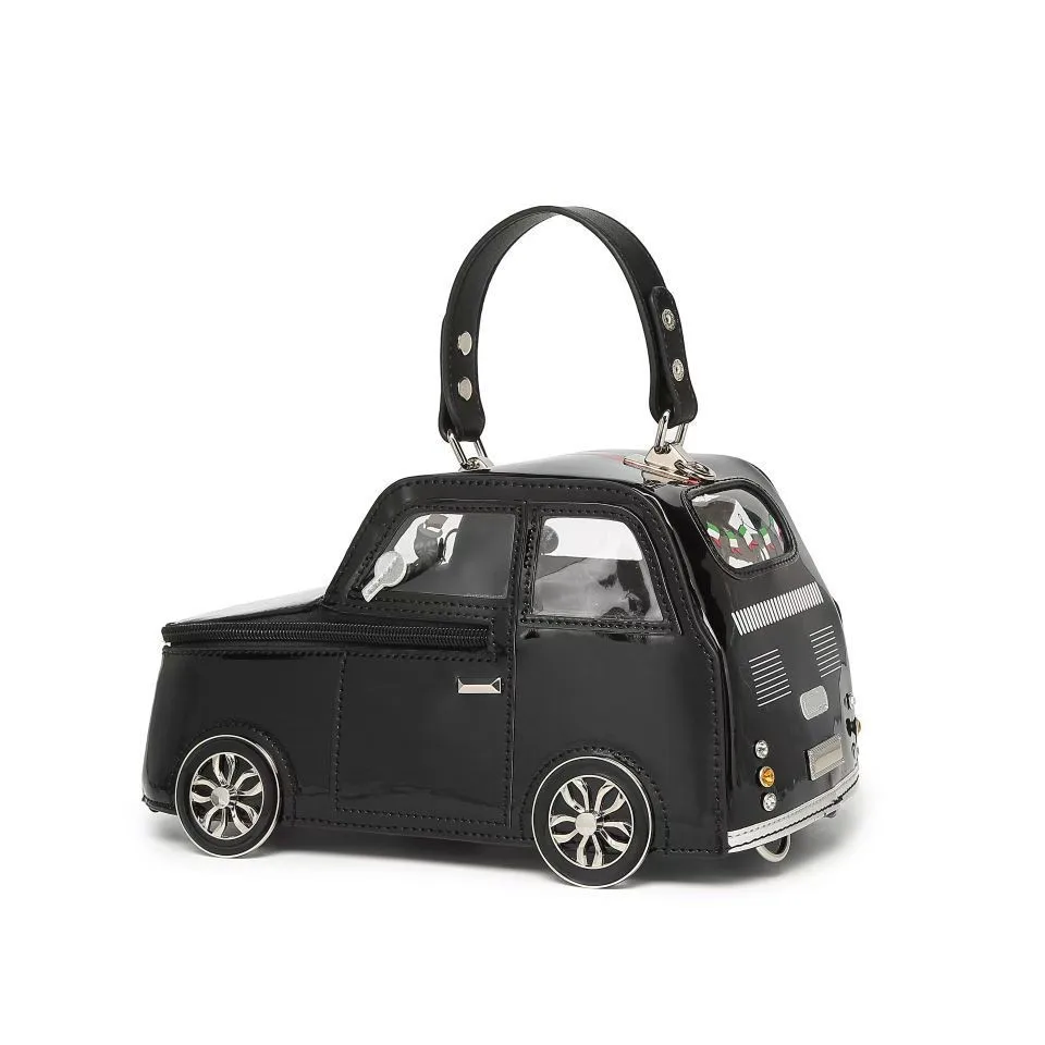 Niche Off-Road Vehicle Shaped Handbag Unique Creativity Car Shaped PU Shoulder Bag Party Backpack Large Capacity Crossbody Bag