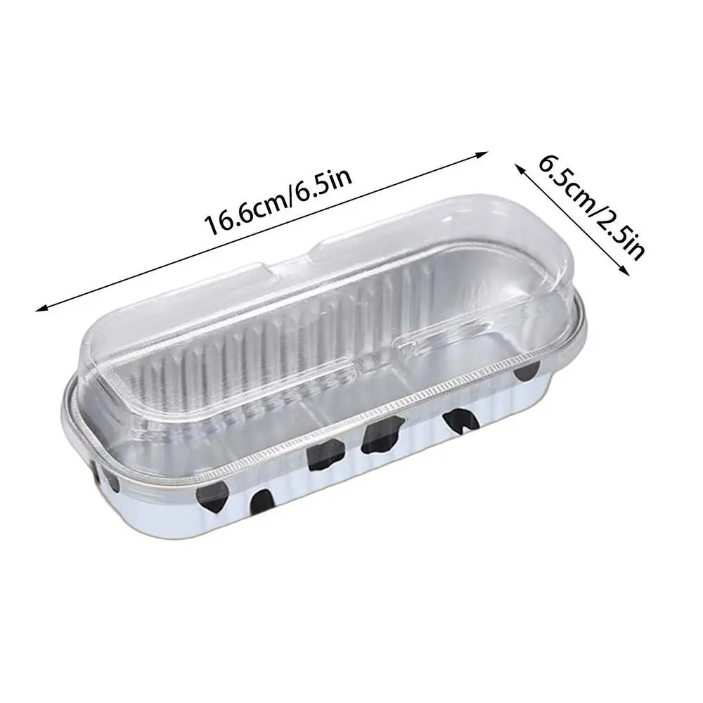 Lot De 20 Moules à Pain Aluminium Avec Couvercles - Cuisson Four Désert Réutilisable