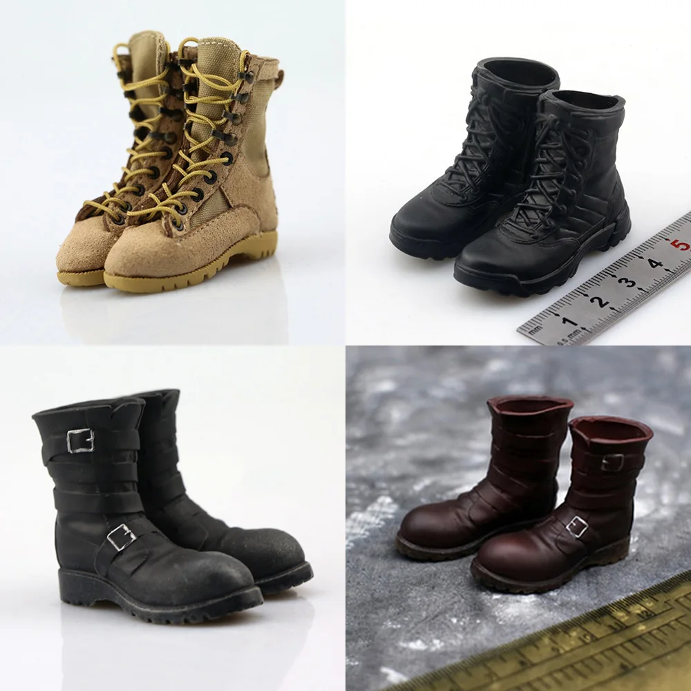 4 Paia Calzini Uomo Verde Militare - Mid Calf Per Trekking E Stivali - Taglie 10-13 E 13-15
