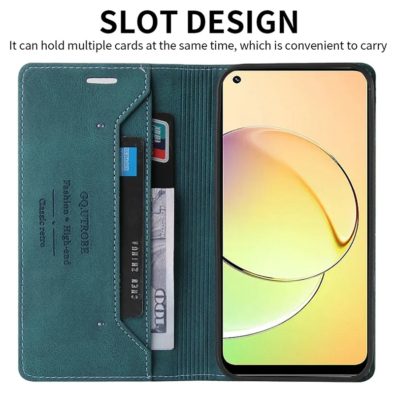 Deluxe Leather Wallet Flip Case