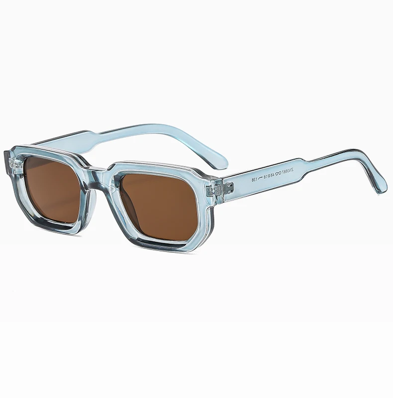 1/4 stücke Mode Kleine Rahmen Quadrat Sonnenbrille Frauen Mode Marke Sonnencreme Bunte Sonnenbrille Weibliche Einfache Stil Brillen – Detail 23
