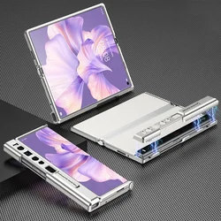 Aluminum Alloy Magnetic Frame Stand Case with Border Protection and Fold Holder, Hard Cover for Huawei Mate XS2 (Color 1)