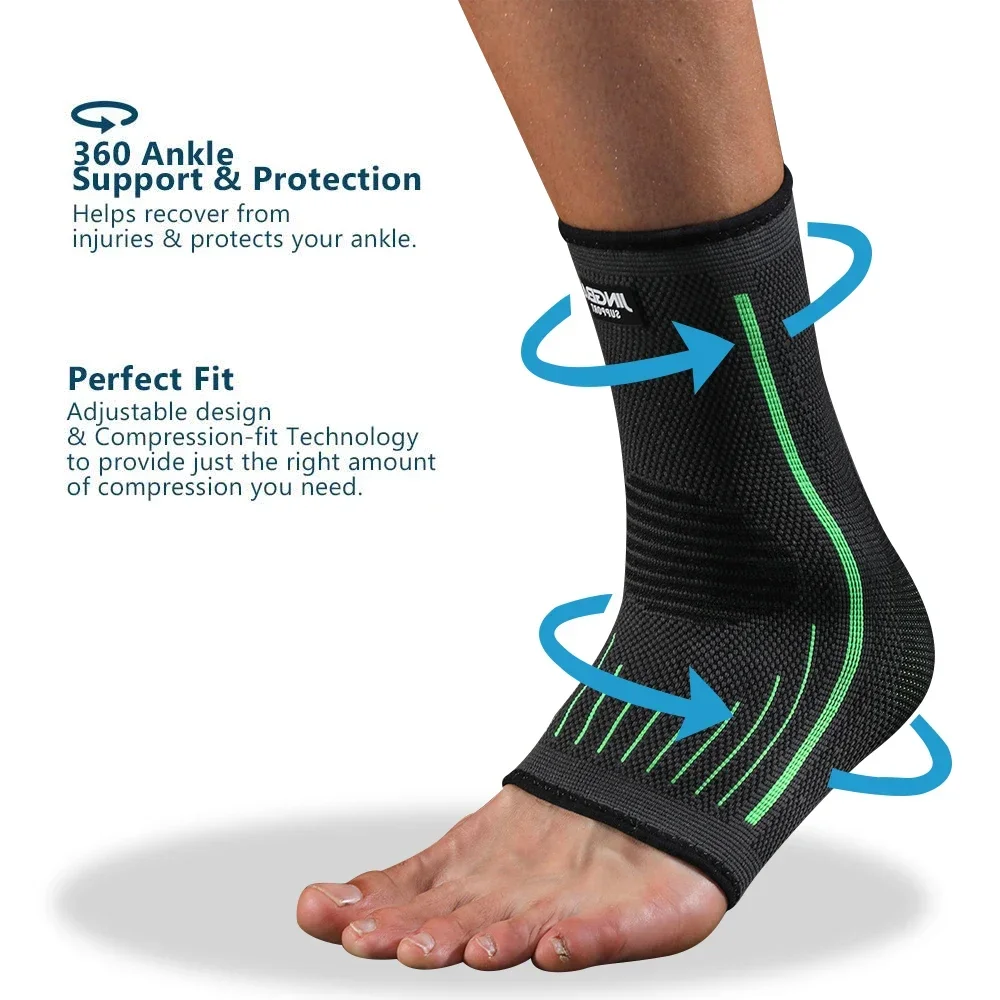 1Pcs Ankle Brace Socks Compression Sleeve for Women Men-Adjustable Ankle Support Strap for Sprained Plantar Fasciitis Running Ankle Socks Ankle Support Compression Socks Ankle Straps Fitness Ankle Straps Ankle Support Brace
