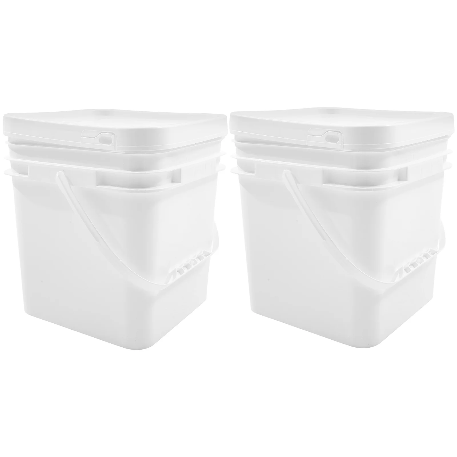 

2pcs Multi-purpose Storage Buckets Dog Cat Food Bin Rice Flour Containers