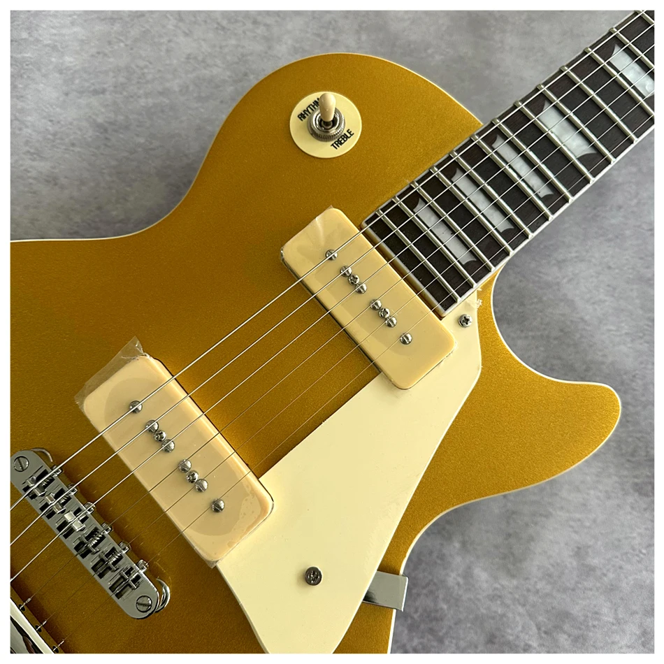 

Custom Shop, Made in China, LP Standard High Quality Electric Guitar, Chrome Hardware,P90 pickup, free delivery