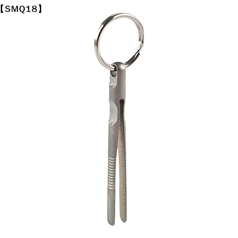 Compact Titanium Tweezers - Portable TC4 Alloy Nipper