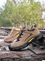 Oulylan мужские защитные ботинки от ожогов, противоударная рабочая обувь со стальным носком, противопрокольная промышленная защитная обувь