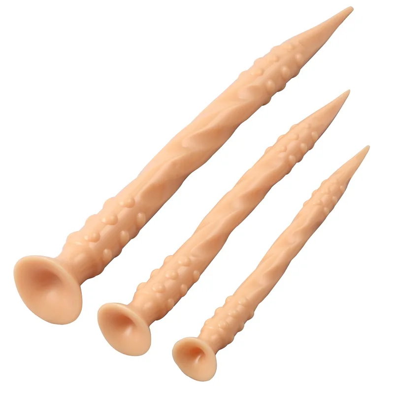 Long dildo à perles pour couples anal plug stimulateur sextoy_voghion.com