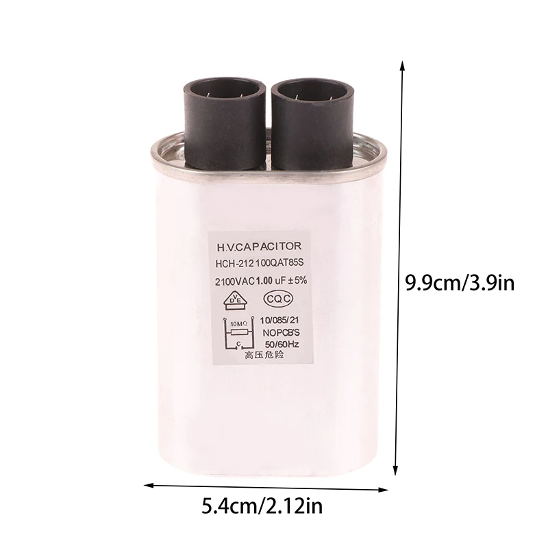 Microwave Oven Spare Parts 1Pc Microwave Oven Capacitor 1.0UF 2100V