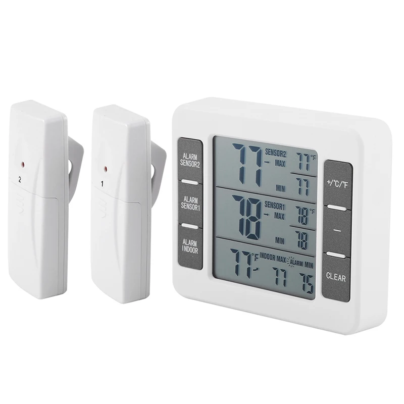 

Беспроводной цифровой термометр для холодильника, домашний и Уличный Термометр с питанием от батареи