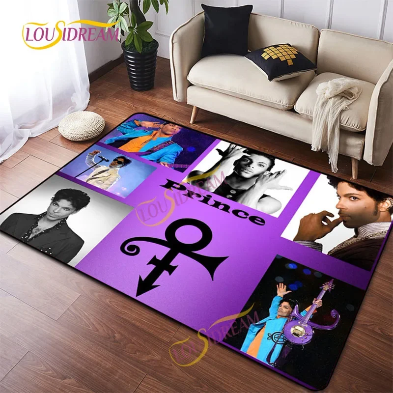 

Prince Rogers Nelson Large carpet living room carpet Bedroom sofa decoration Bathroom kitchen non-slip carpet