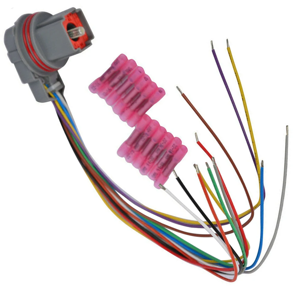 For Ford 5R55W 5R55S Wire Harness Pigtail Repair Kit Shift Transmission Solenoid Block Pack K59688K Auto Parts Replacement