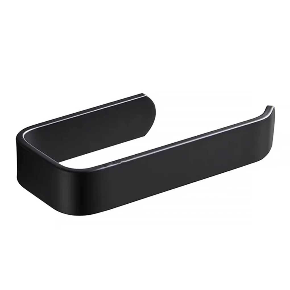 Acrylic Toilet Paper Holder Tissue Rack Wall Mounted Bathroom Kitchen Roll Holder Paper Rack Modern Tissue Roll Hanger 1PC