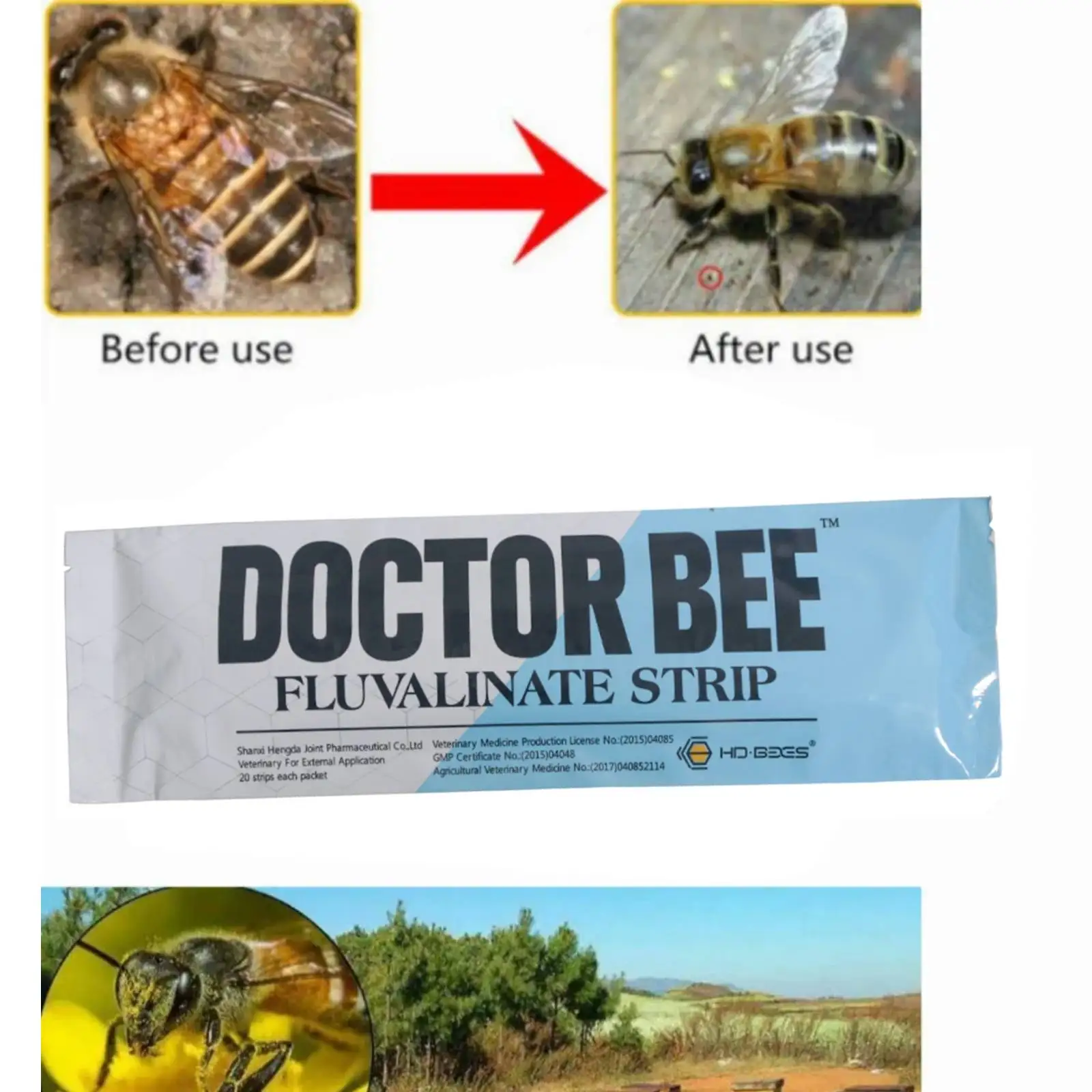 Beekeeping Supplies (20 units) | Plastic Installation Strips for Brood Frames | Bee Tool Accessory for Varroa Control