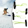 4pcs Handcuffs Glove Strap Ski Glove Safety Strap For Hanging Glove With Reflective Strips Elastic Wrist Leash Ski Accessories 1