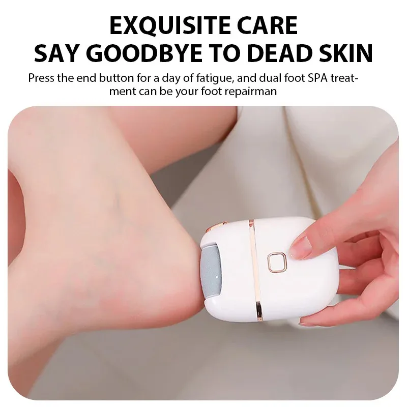 Rechargeable Electric Foot Grinder Dead Skin Remover Calluses Feet Scrubber Electric Foot File Dry Dead Cracked Care Repair
