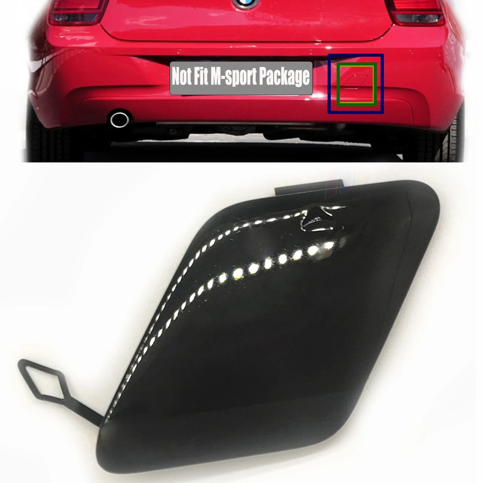 CACHE CROCHET DE Remorquage Pare Choc Arri Re 318i 51127202673 Coque Voiture Po EUR 8,86