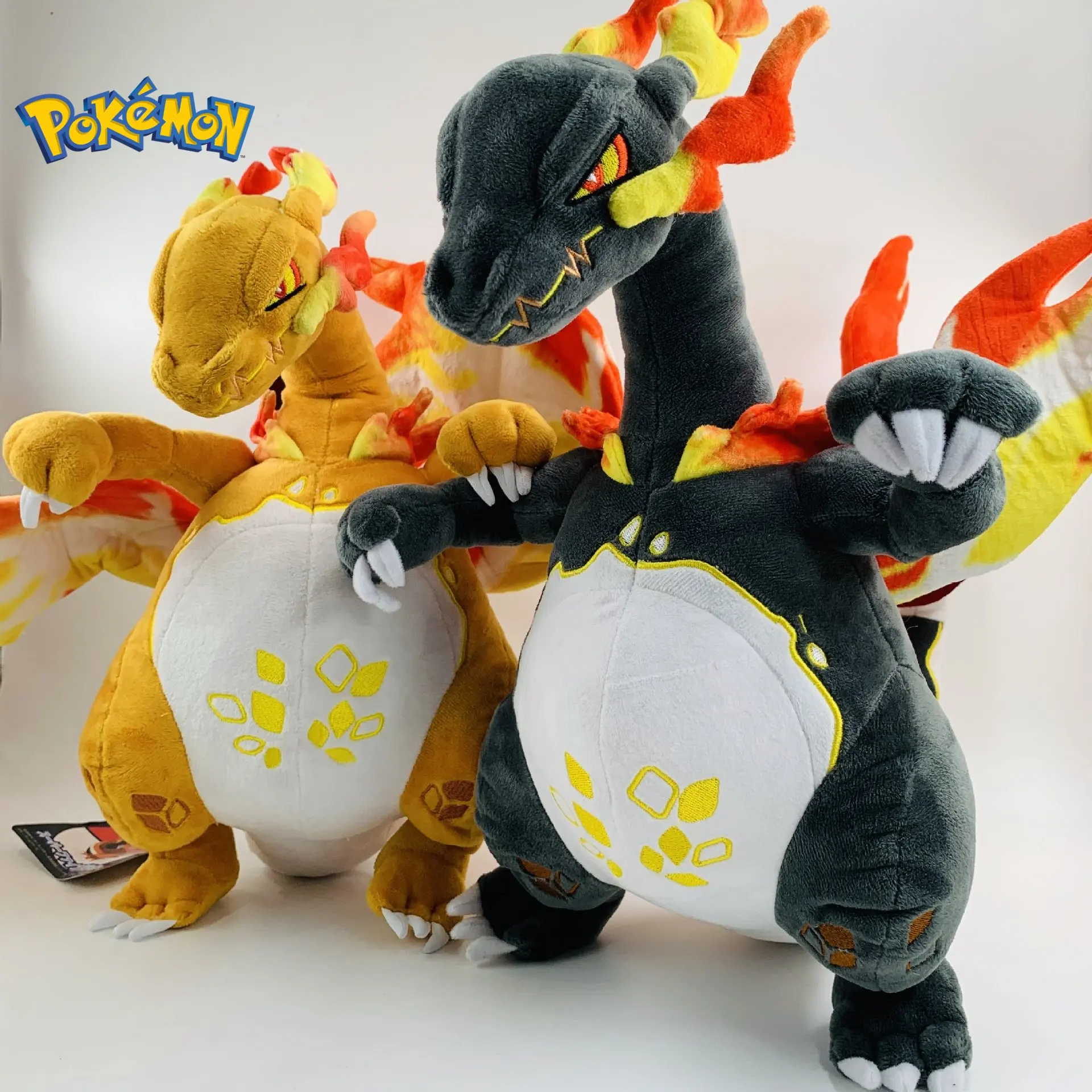 10 Styles Pokemon Dynamax Charizard Plush Toys Charmander Pikachu Pokemon X  Y Fire Dragon Anime Eevee Snorlax