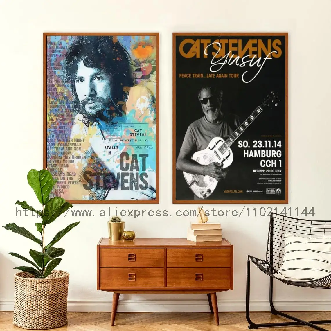 

Cat Stevens Band Decoration Art Poster Wall Art Personalized Gift Modern Family bedroom Decor Canvas Posters