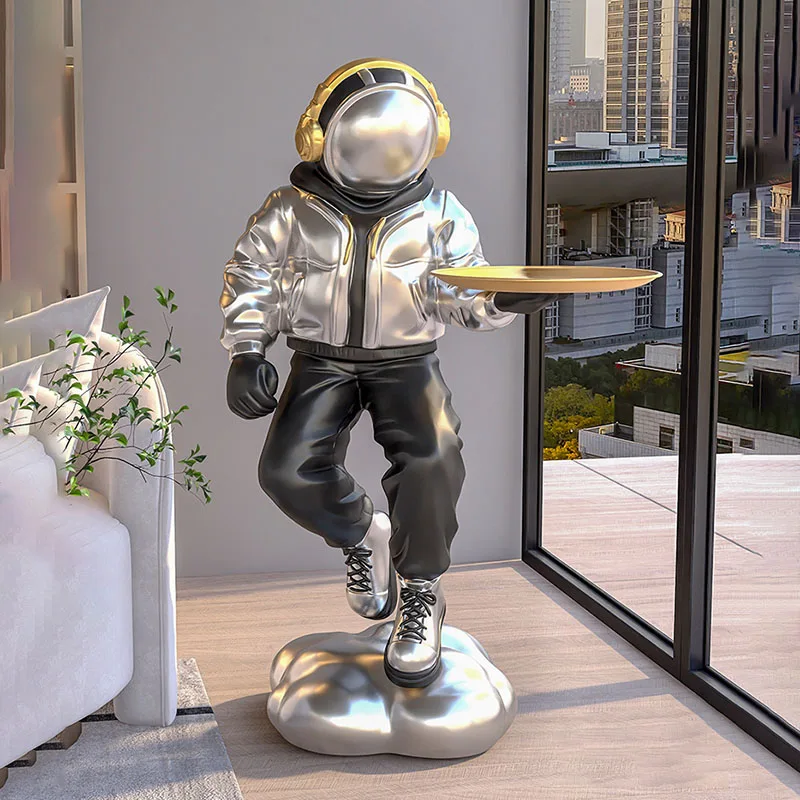

Современная Художественная креативная Статуэтка астронавта, фигурки, украшение для гостиной, ремесло из смолы, модная скульптура, домашняя искусственная Статуэтка